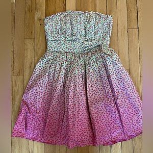 Betsey Johnson strapless party dress size small vintage y2k